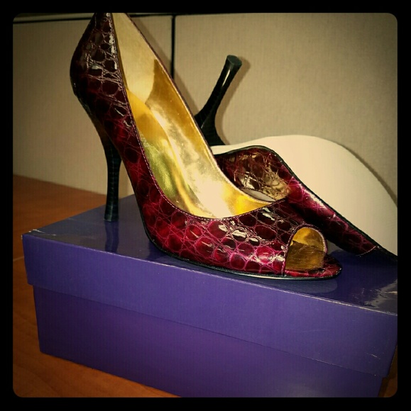 2 pair of Enzo Angiolini Peeptoe Pumps
