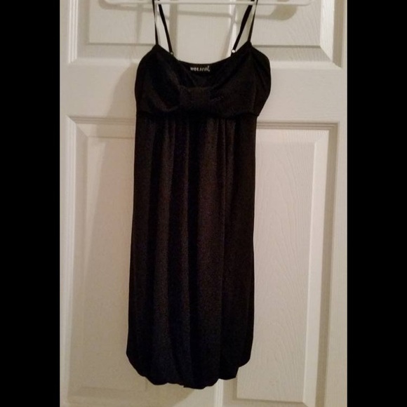Dress black with an adorable bow