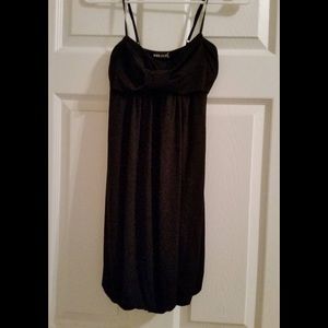 Dress black with an adorable bow