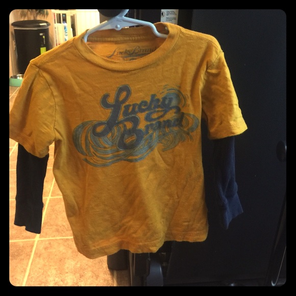 Long sleev two in one boys shirt