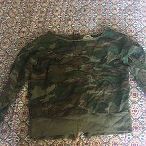 Camo Denim and Supple sweater