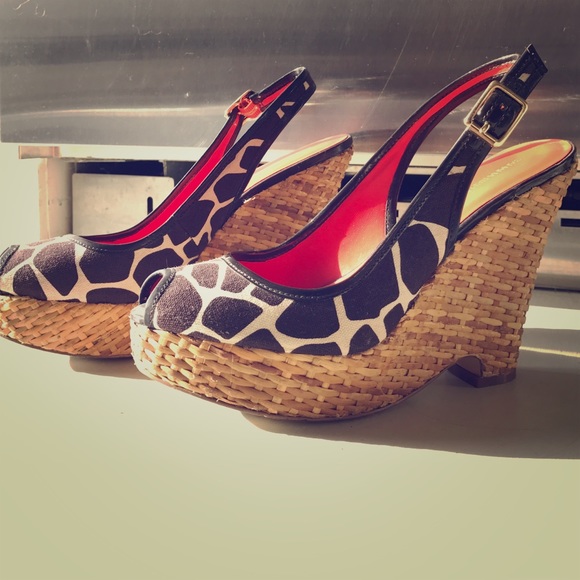 Banana Republic Slingback Peep toe Wedges