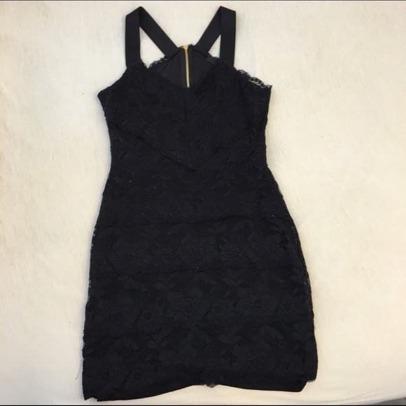 Guess. black body fitting cut out dress