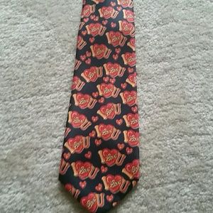 I LOVE YOU TIE! sentimental!  Pristine condition.