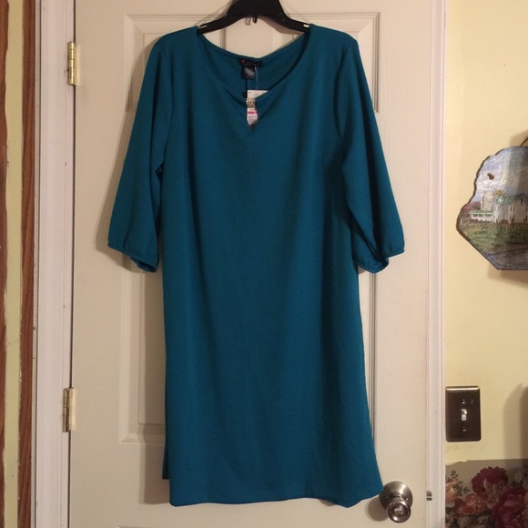 Teal dress