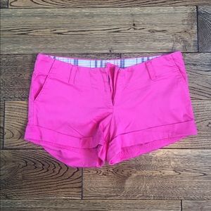 hot pink shorts