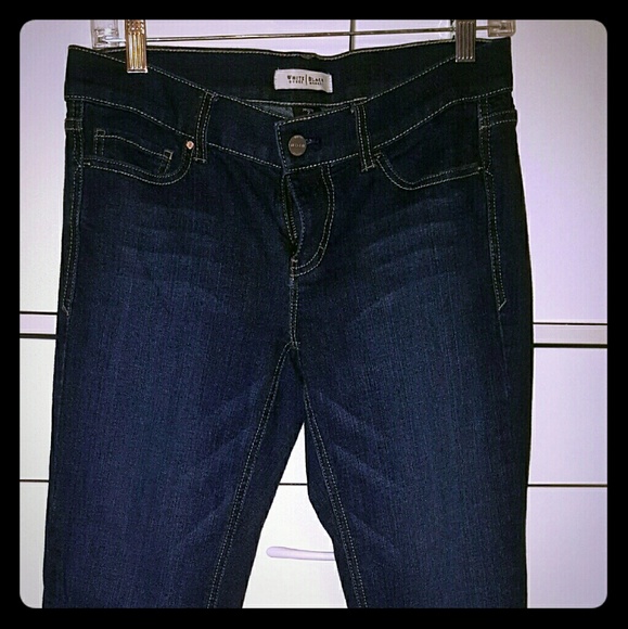 WHBM Noir Skinny Jeans