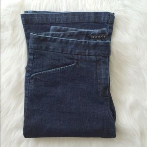 Theory Wide Leg Flare Jeans