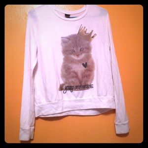 Cat princess sweater young & reckless