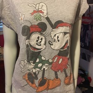 Mickey and Minnie Mouse Christmas Shirt.