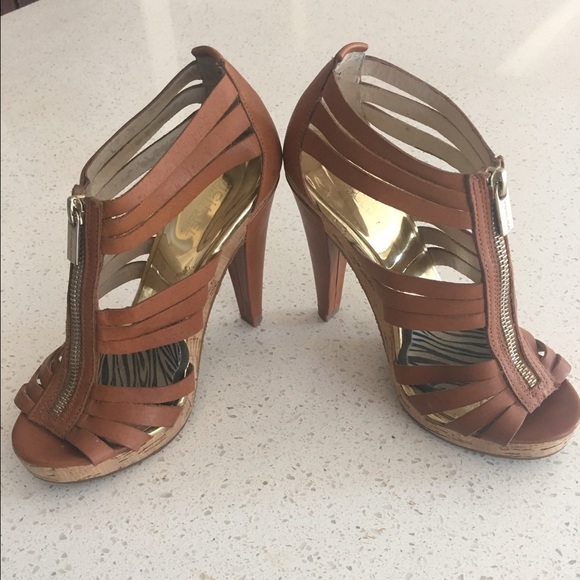 Michael Kors Zip-Up Open Toe Sandals - Picture 4 of 4