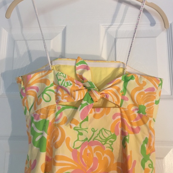 Lilly Pulitzer Strapless Shift Dress Size 0 - Picture 3 of 3