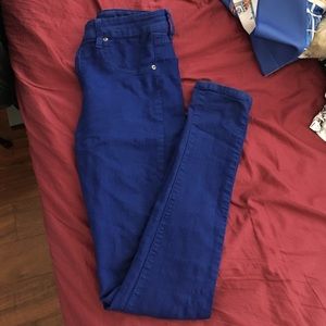 Royal blue skinny jeans&Ella moss girls jacket