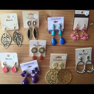 New Boutique Earring Lot - dangles