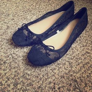 Black Lace Mossimo Flats