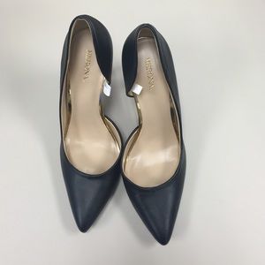 Black Heels with Gold Trimming