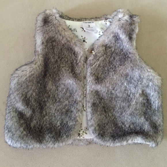 carters fur vest