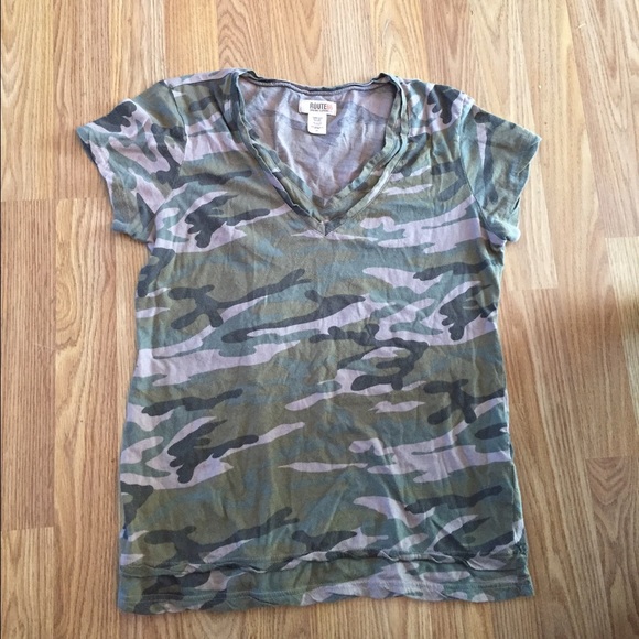Route 66 Camo Shirt
