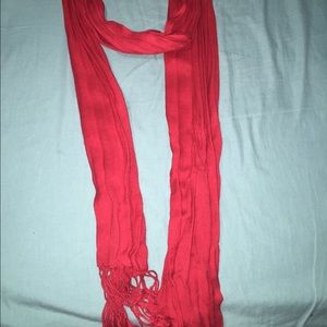 Red scarf