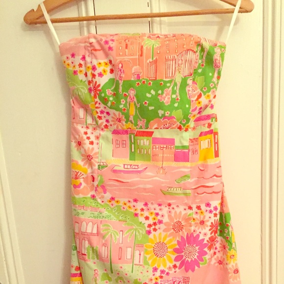 Lilly Pulitzer Strapless Dress