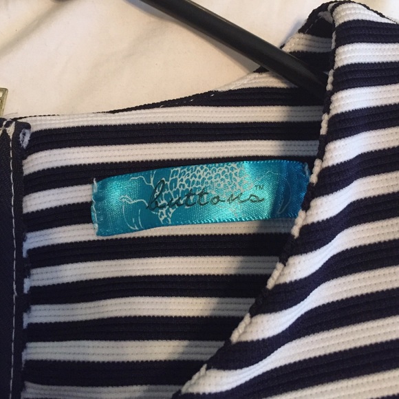 Navy and white Dress - Picture 2 of 4