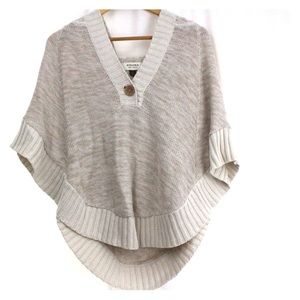 SALE!! Tan poncho with hood