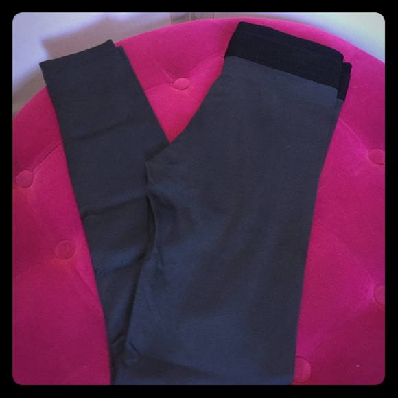 BCBG MAX AZRIA thick grey spandex leggings, XXS
