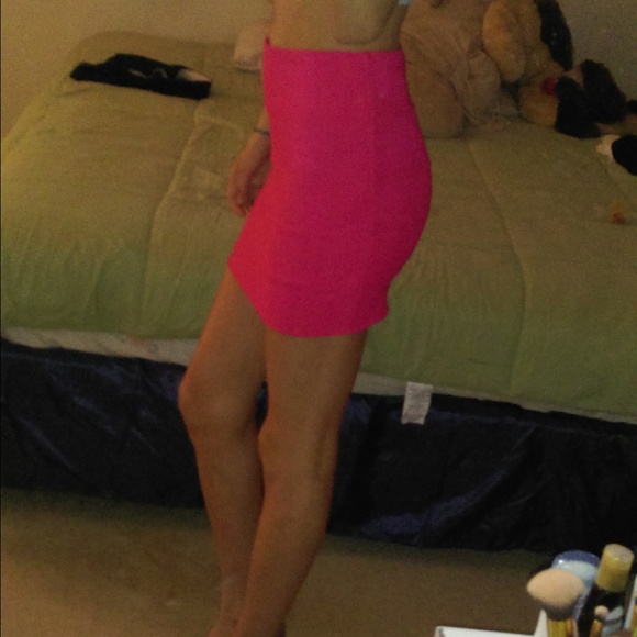 Hot Pink Skirt