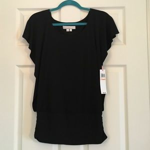 NWT Black flowy shirt