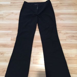 The Limited Drew 3 button wide band black slacks