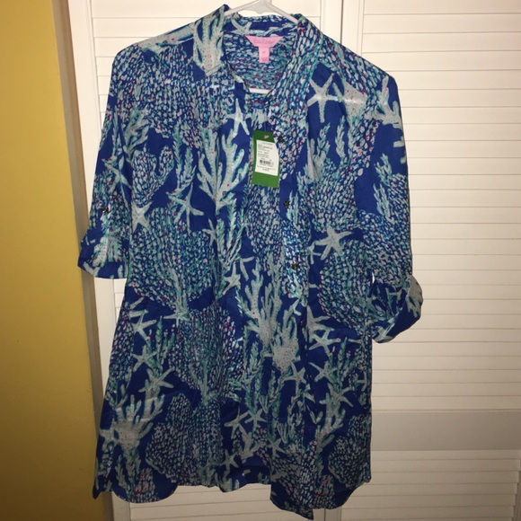 Lilly Pulitzer cover up size xs