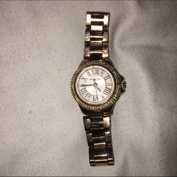 Rose gold Micheal kors watch