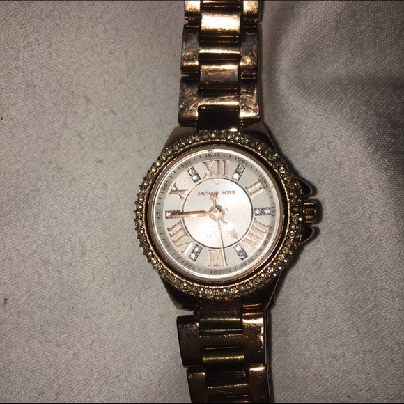 Rose gold Micheal kors watch