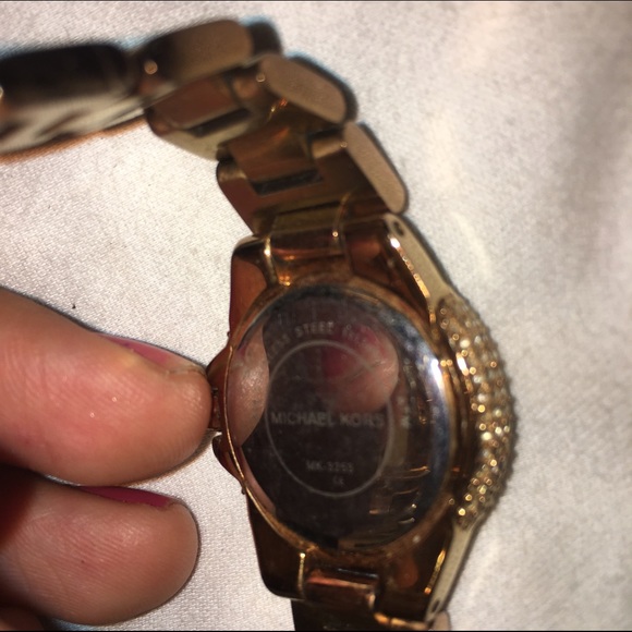 Rose gold Micheal kors watch
