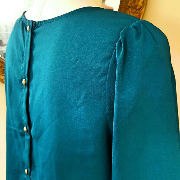 CHARMING CHARLIE LARGE BLUE SHIFT DRESS - Picture 4 of 4