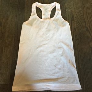 Light pink razor back tank from Lululemon