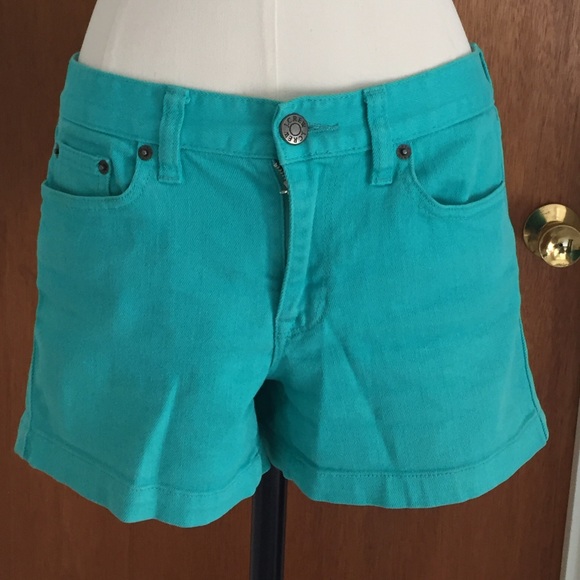 J. Crew Turquoise Shorts - Picture 2 of 4