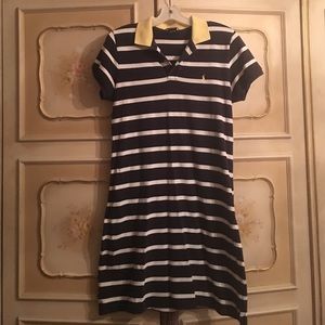 Striped polo dress