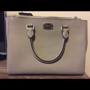 Michael Kors Kellen Medium Safiano Leather Satchel