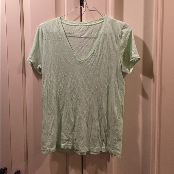 J Crew linen V-neck