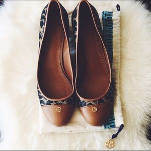 Tory Burch block heel pumps