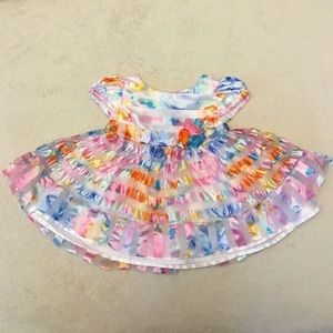 Stripe Multicolored Easter Dress
