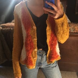 Vintage fuzzy sweater