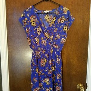 Bar III Surplice Front Dress