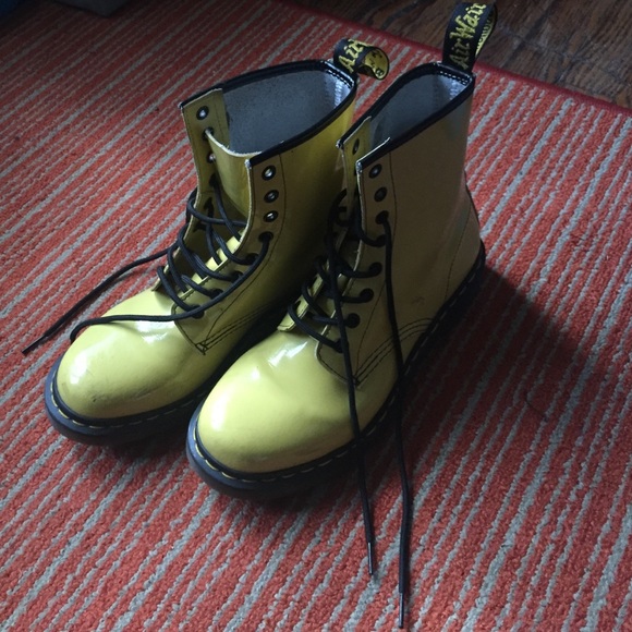 Yellow Dr. Martens