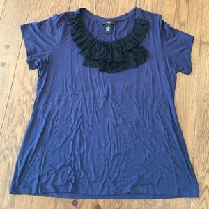 ALFANI blue & black shirt