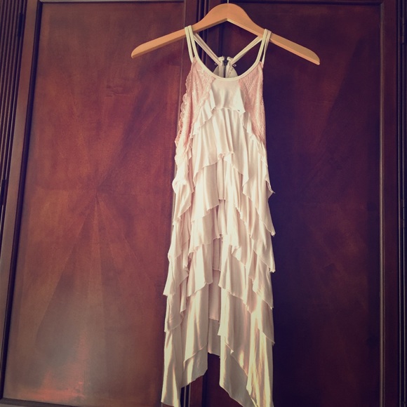 Free People tunic. Size small light pink