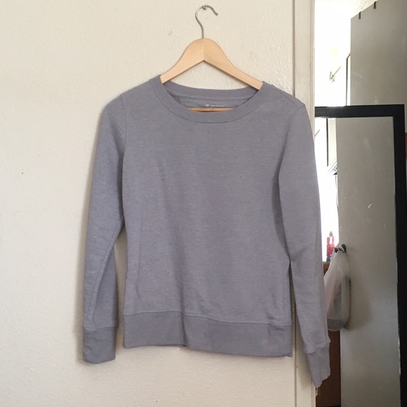 Simple grey crewneck sweater