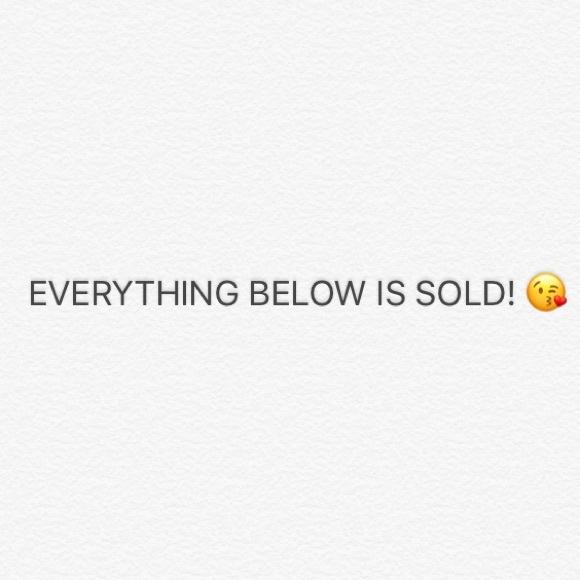 EVERYTHING BELOW this image is sold!