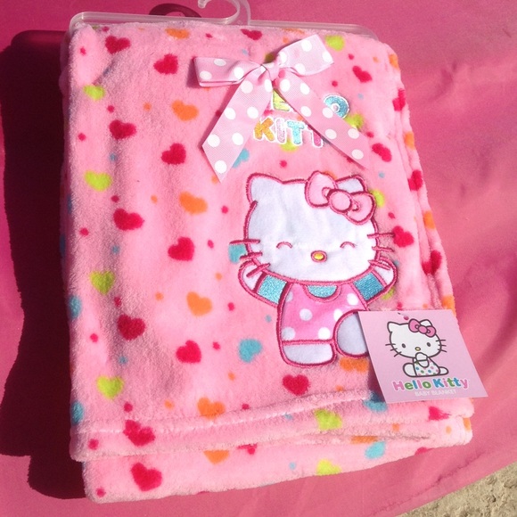Hello Kitty Accessories Hello Kitty Plush Baby Blanket Poshmark